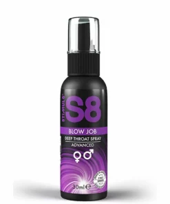 S8 Deep Throat Spray miętowy 30ml - odświeżający spray do ust i gardła