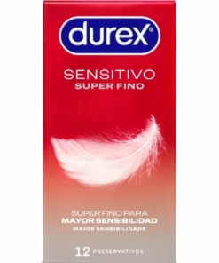 Durex Sensitive Total Contact 12 szt. ultracienkie prezerwatywy Sensi-Fit
