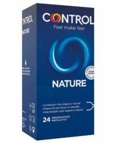 Control Adapta Nature - prezerwatywy naturalne, 24 sztuki, szerokość 57 mm