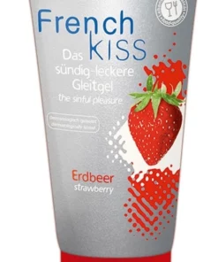 Frenchkiss Żel smakowy truskawkowy 75 ml - do użytku intymnego, wodny