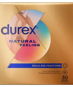 Durex Natural Feeling 30 szt. prezerwatywy bez lateksu Real Feel