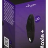 We-Vibe Moxie+ Satin Black - model zdalny, silikonowy, kompaktowy