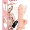 Nature Skin Model RC 20,8 cm - Anatomiczny wibrator z pilotem, elastyczny