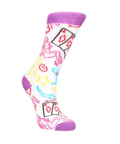 Shots Strip Poker Socks skarpetki damskie rozmiar 36-41 kolorowy wzor
