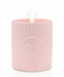HighOnLove Pink Candle Strawberries & Champagne Świeca do masażu 120ml