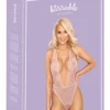 Kissable Body Koronkowe Rożowe L/XL - Regulowane Ramiączka