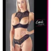 Cottelli Lingerie zestaw koronkowy 2-częściowy bez miseczek 80B/M