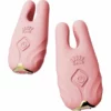 ZALO Nave Coral Pink - Zaciski wibrujące, pilot, silikon, IPX4