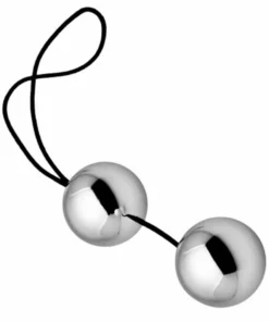 XR Brands Sterling Grey kulki treningowe Kegel stalowo-szare