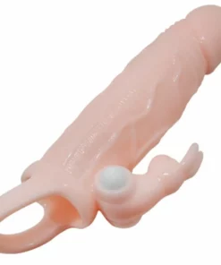 BAILE BRAVE MAN osłona intymna z kroliczkiem i podwojnym silnikiem 16,5 cm