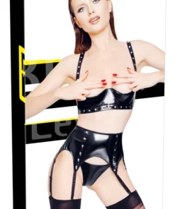 Black Level Komplet Vinylowy 3-częściowy XL Czarny Połysk Fiszbin