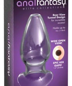 Anal Fantasy Hollow Plug Glass Tunelowy Korek Szklany 12,2 cm