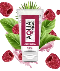 AQUA TRAVEL Lubrykant wodny Dzika Malina 50 ml kompaktowy