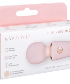Le Wand Mini Microwand Rose Go - kompaktowy masażer podrożny, rożowy