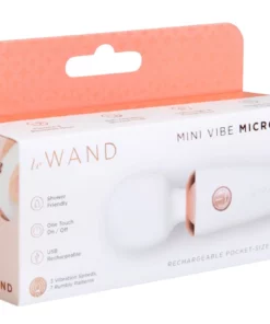 le Wand Mini Microwand White - kompaktowy masażer, 7 trybow, USB