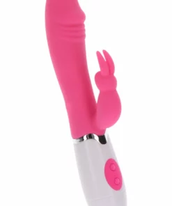 ToyJoy Funky Rabbit silikonowy masażer z 4 trybami wibracji, fioletowy