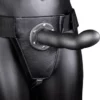 Ouch! Zakrzywiony model wydrążony z paskiem 20 cm czarny