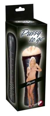 Pussy To Go model Classic - anatomiczna maszyna intymna w etui 27 cm