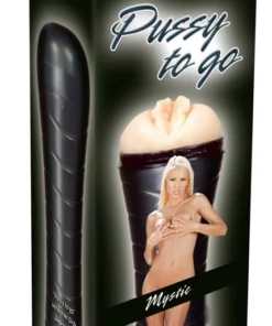 Pussy To Go model Classic - anatomiczna maszyna intymna w etui 27 cm